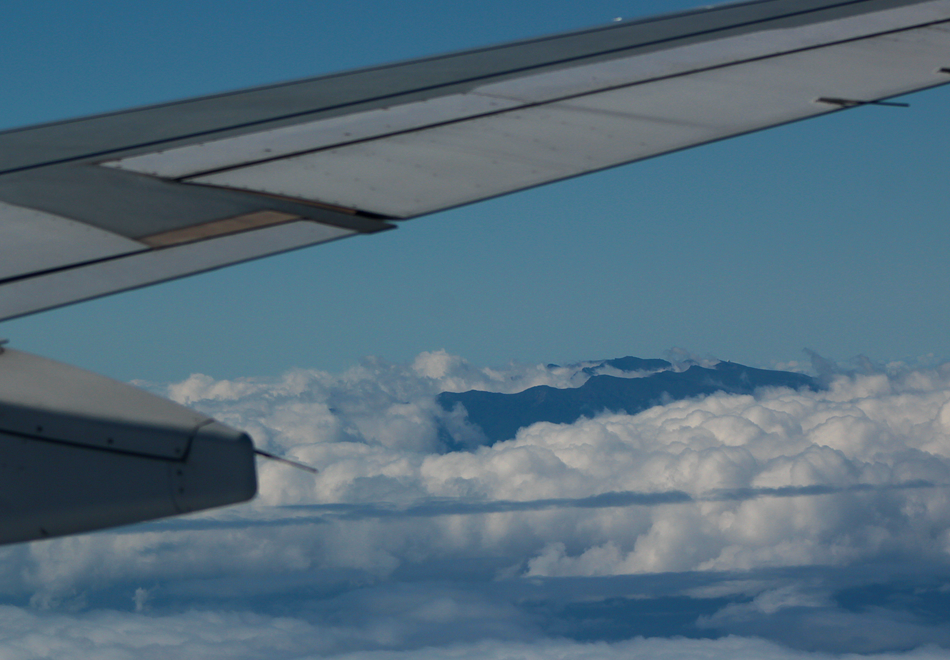 La Palma from plane